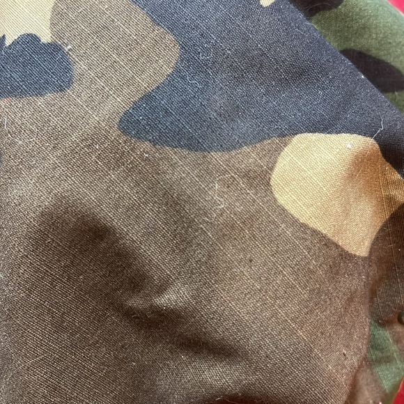 USA Army CAMOUFLAGE cap HAT ripstop tan black green brown large cotton Kentucky - Picture 5 of 11